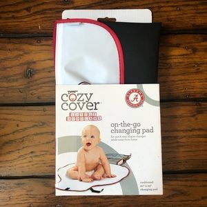 NCAA Cozy Cover Baby Changing Pad Crimson Tide